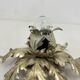 Hollywood regency leaf flower ceiling light flush mount , 1970s