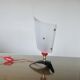 Tripod lamp in perspex, Bakelite and brass, 1950s or 1960s, France