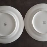 2 assiettes aux motifs de cerises