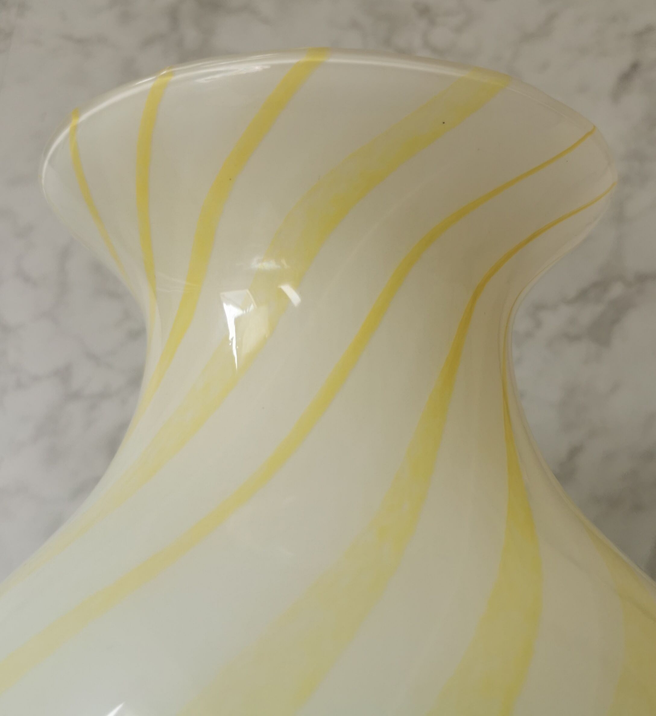 Blown glass vase Italy