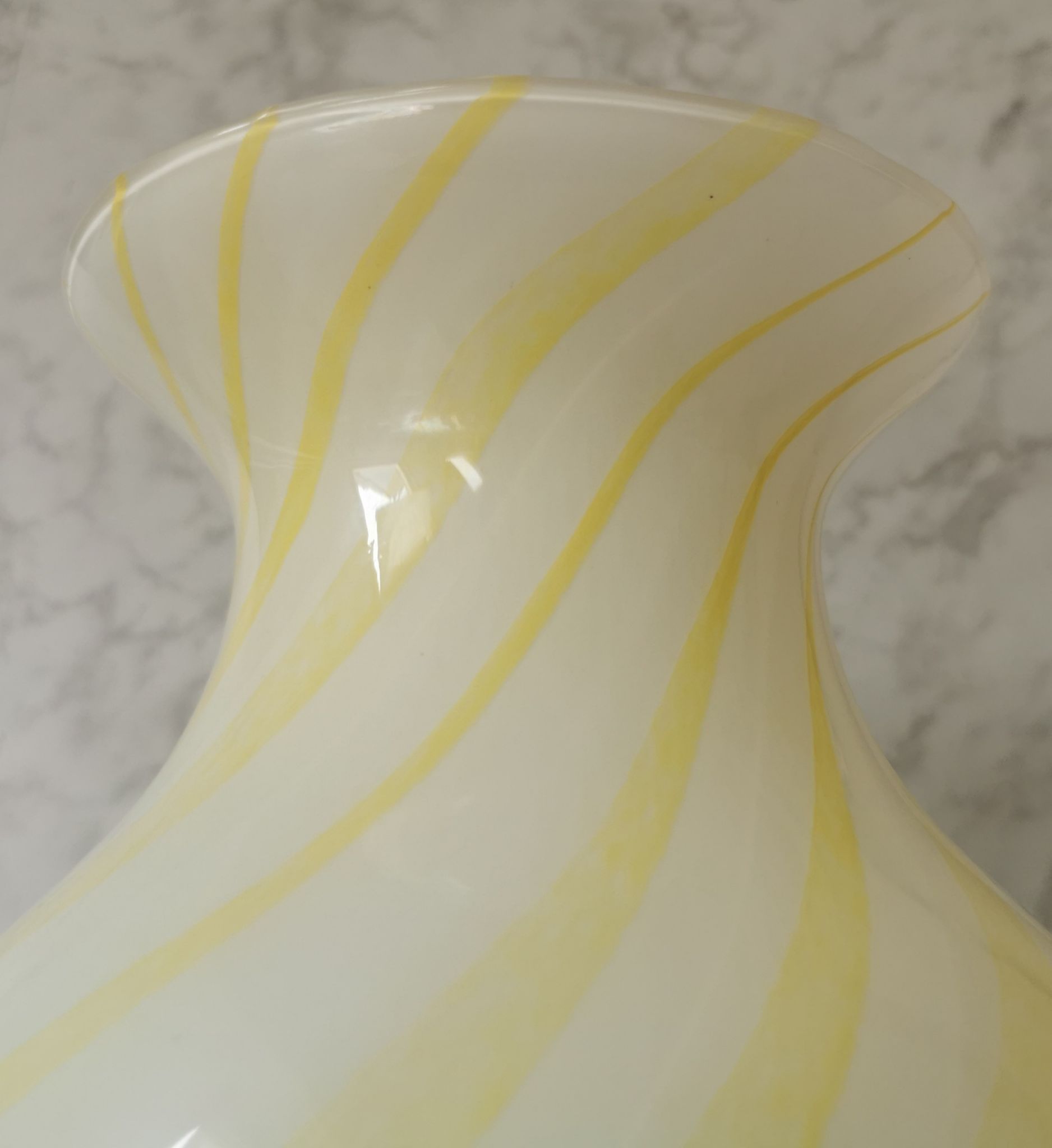 Blown glass vase Italy