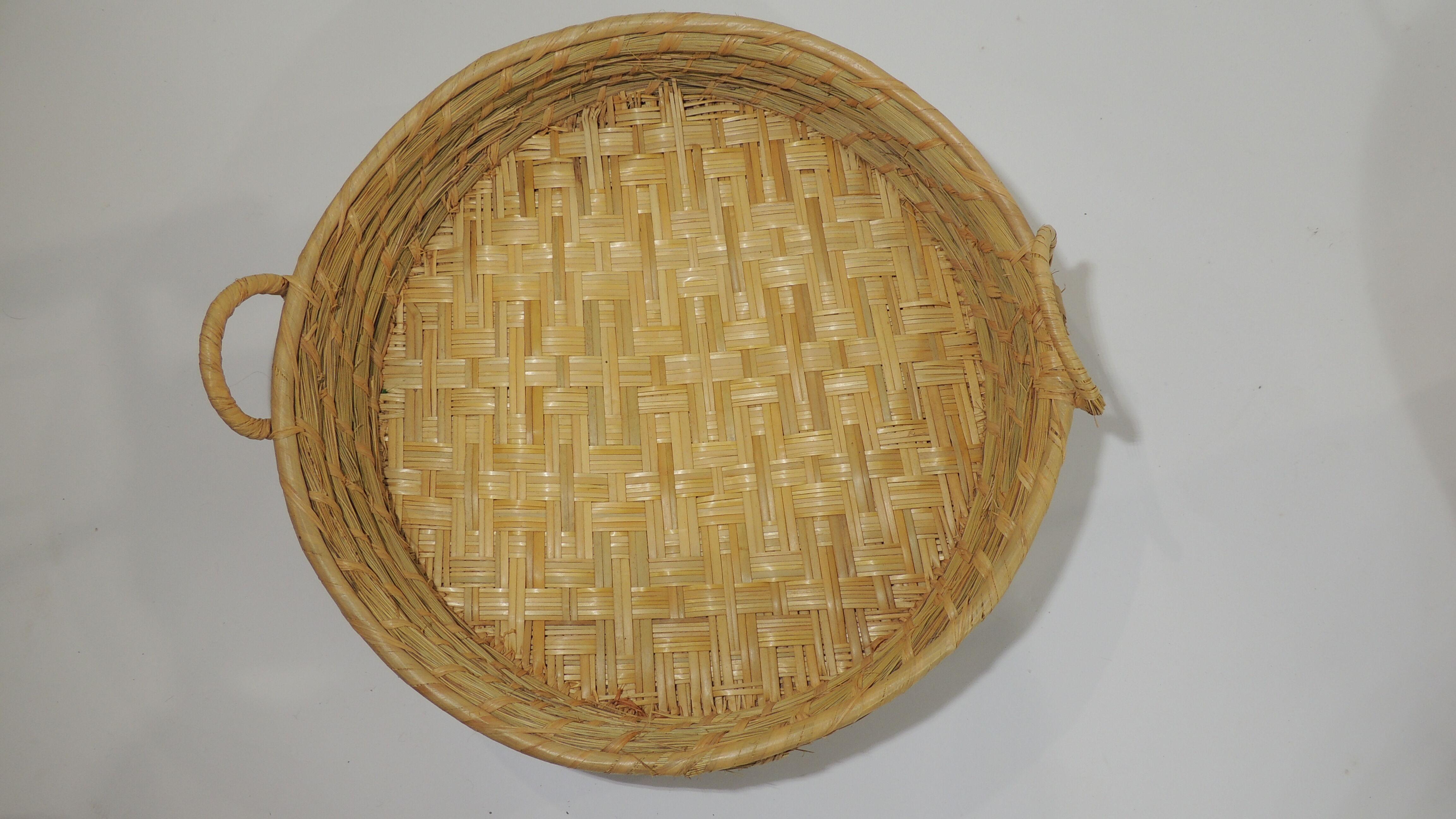 Set Basket natural fiber and raffia / vintage / africa