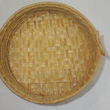 Set Basket natural fiber and raffia / vintage / africa
