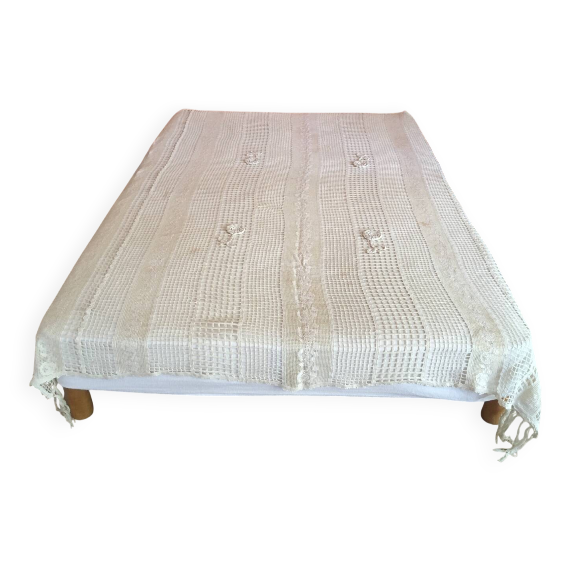 Vintage bedspread.