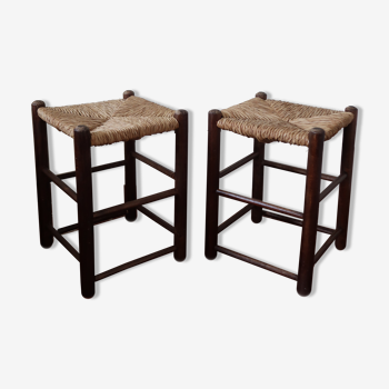 Pair of rustic stools