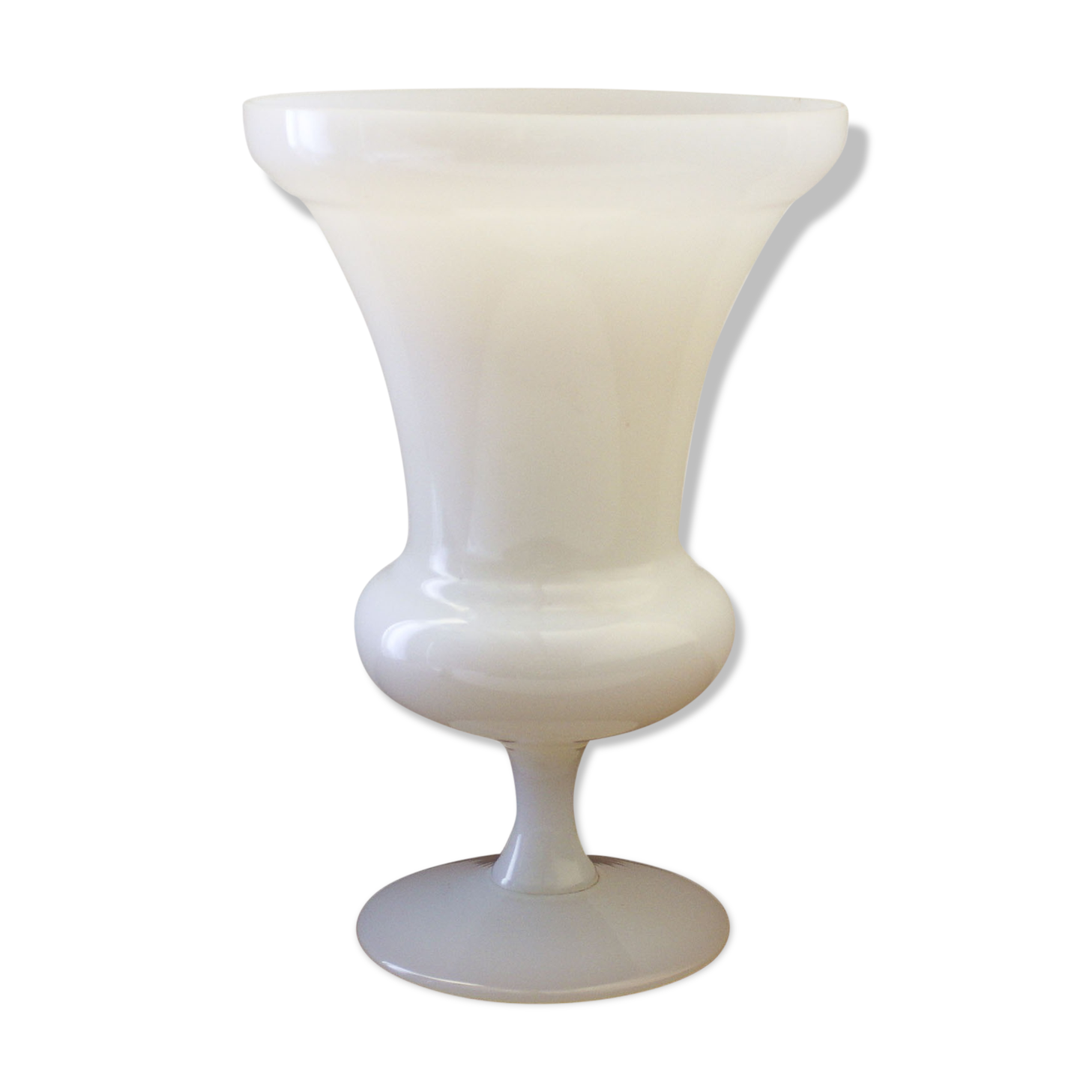 Opaline baluster vase