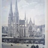 Saint Paul’s Church in Strasbourg, printed in 1897.