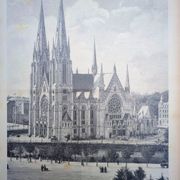 Saint Paul’s Church in Strasbourg, printed in 1897.