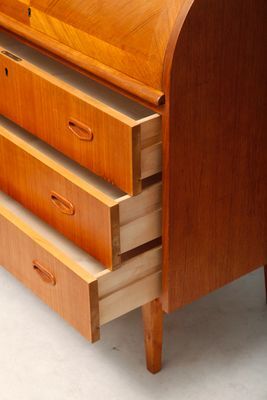 Mid-century teak Secretary, Denmark, 1960s