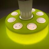 Large Space Age green hanging lamp