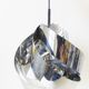 Lustre suspension en forme de spirale géante en chrome 1970 vintage space age pop 70's seventies pendant light
