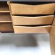 Belgian modernist long mahogany sideboard 1970s
