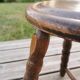 Tabouret de traite en bois