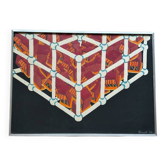 Composition pop art fernand Flausch belgique 1972