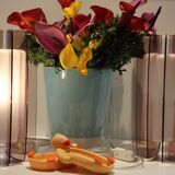 Set sconces Guzzini bagno vintage 70s