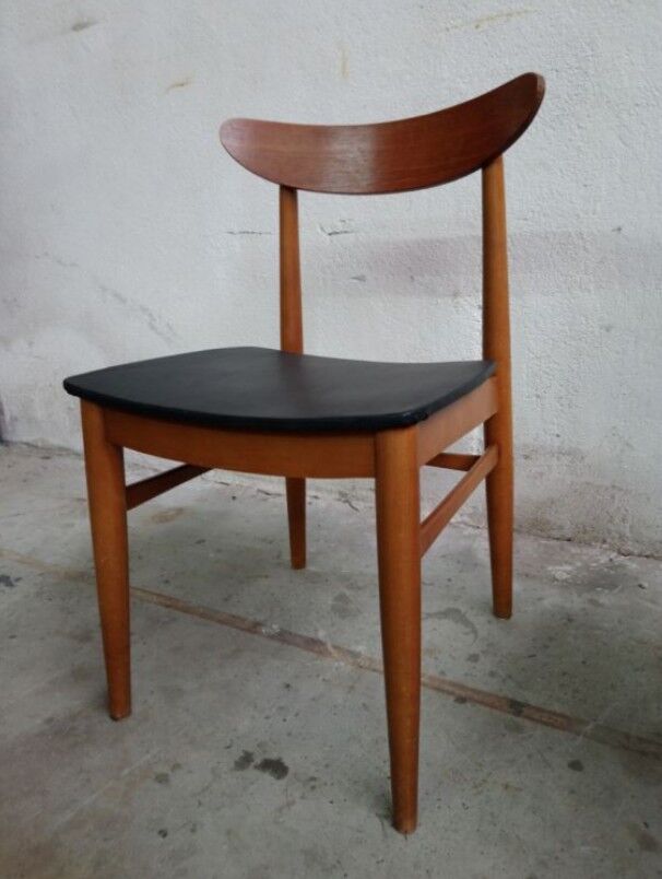 Série de 6 chaises scandinaves