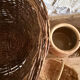 Large vintage harvest basket