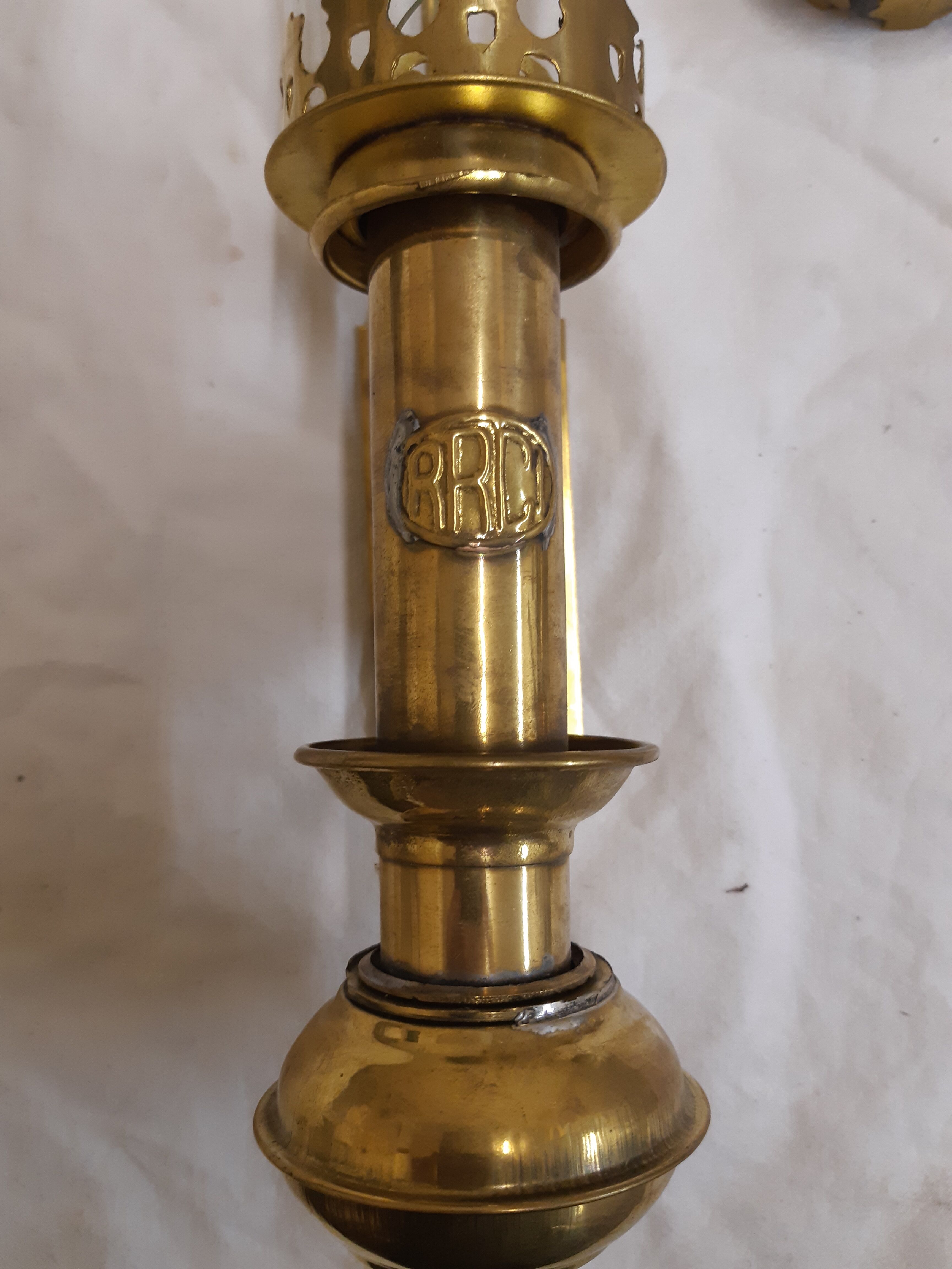 Pair of RRCI train sconces