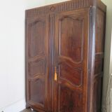 Armoire normande Louis XVI à jonc