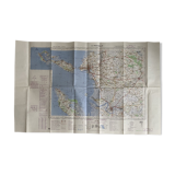 Map La Rochelle - Ile de ré - Ile d'Oléron vintage 1971