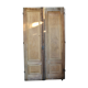 Pair of doors in oak 19th double face