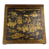 19th century Asian lacquer writing desk Napoleon III