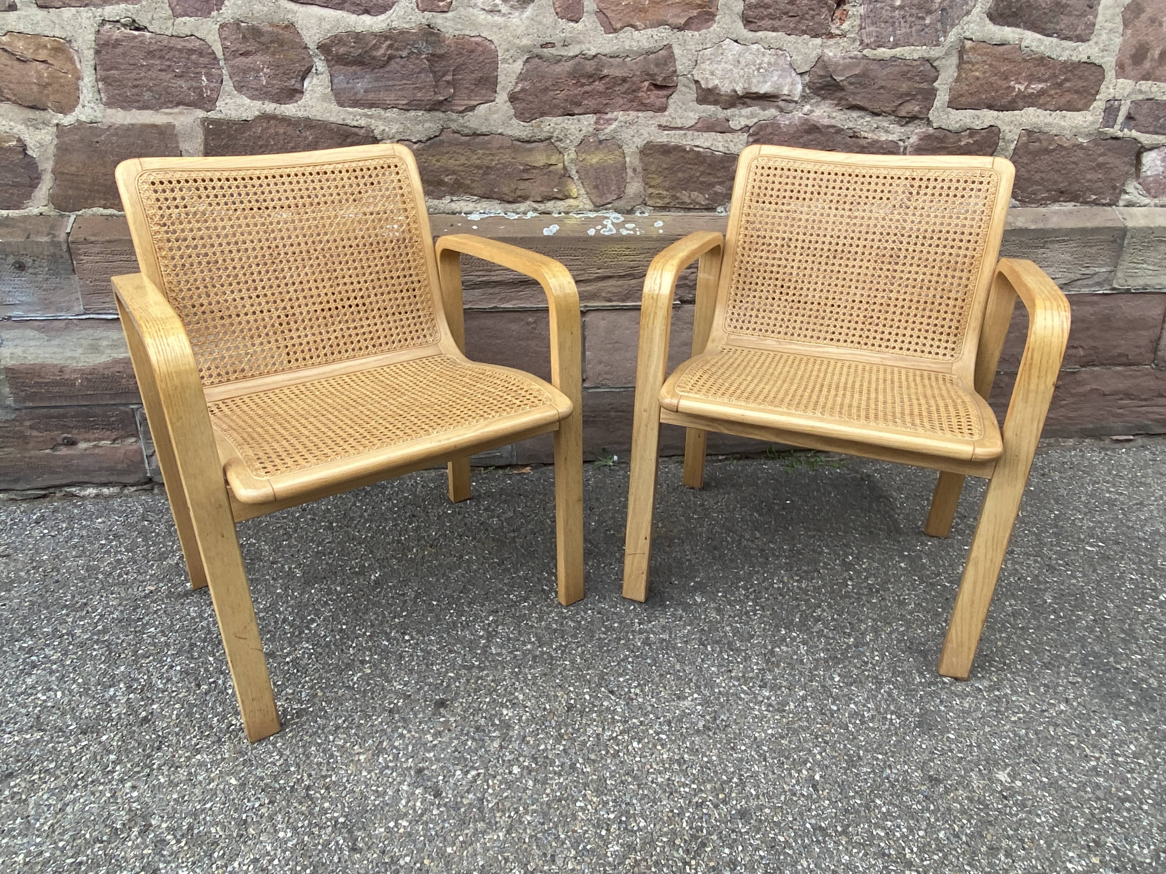 2 Olivo Pietro designer armchairs, Italy, 1970s
