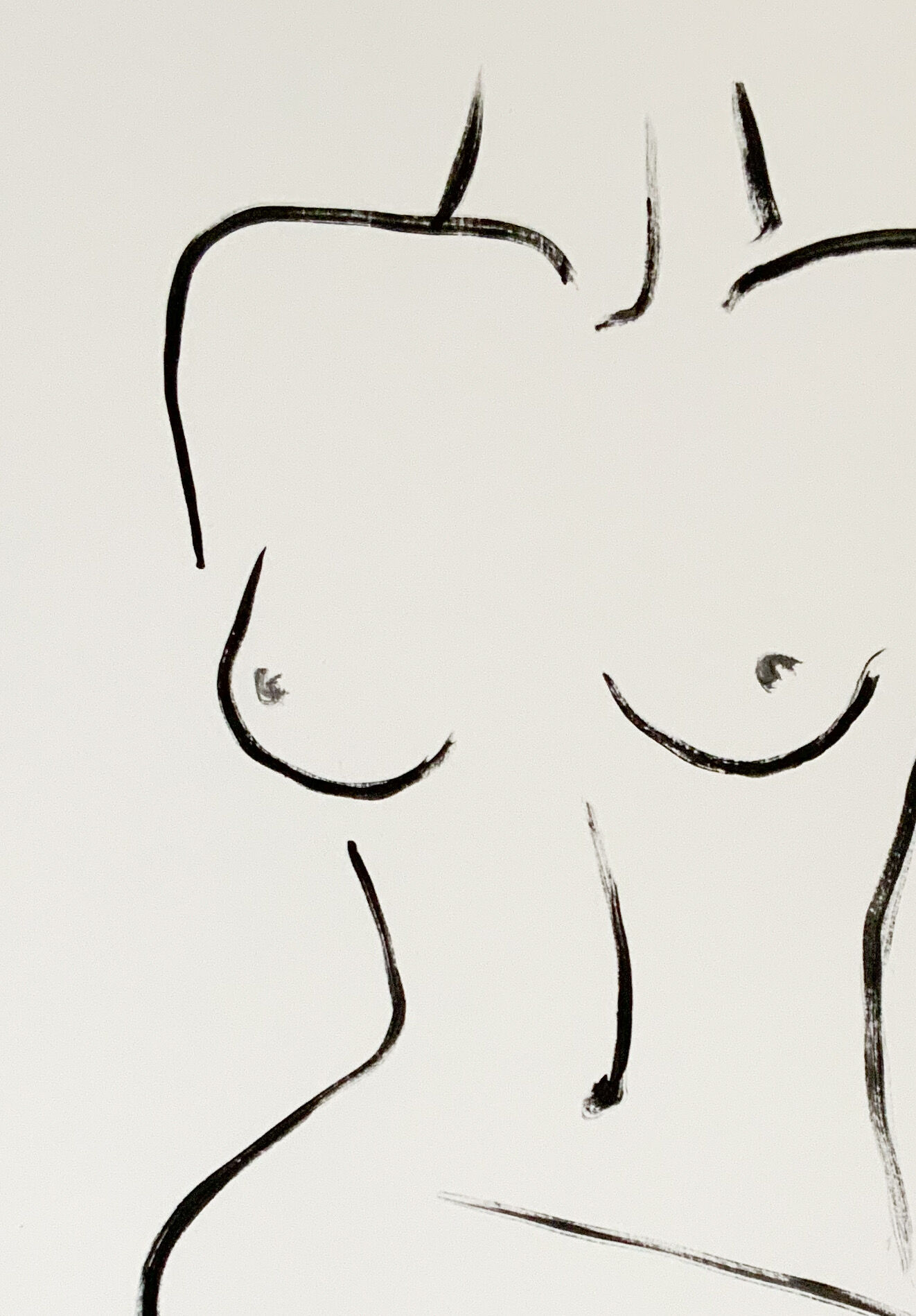 Malina female figure painting