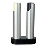Salière et poivrier danois par Rud Thygesen et Johnny Sørensen pour Rosendahl, années 1960