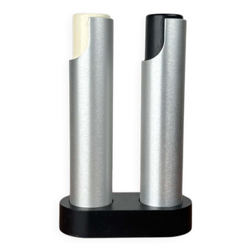 Salière et poivrier danois par Rud Thygesen et Johnny Sørensen pour Rosendahl, années 1960