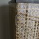 1970 wicker and plexiglass wastebasket
