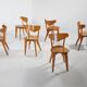 BN-1 Chairs by Wim Den Boon for De Toekomst, 1940s, Set of 6