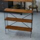 Shelf on legs with 5 teak veneer shelves from 1970.