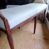 Mahogany bench from the end of the 19th century