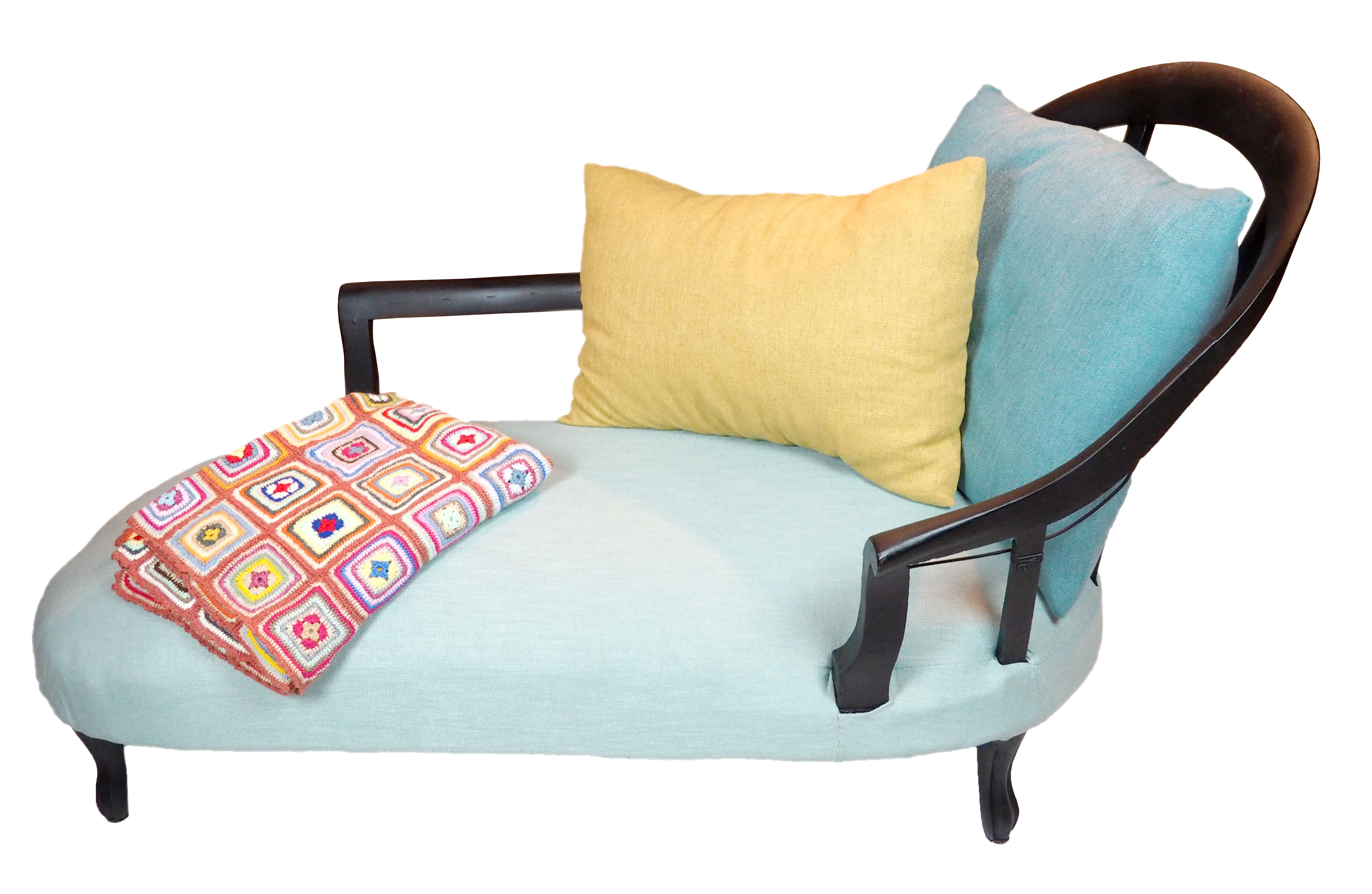 Reupholstered meridian