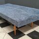 Blue and black fabric daybed Miroslav Navratil, 1960s