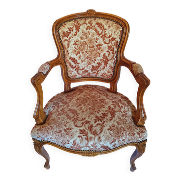 Antique cabriolet armchair bergère chair