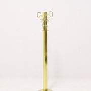 Porte-manteau mi-siècle en laiton chromé Belgo Chrom 1970