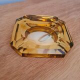 Cendrier verre orange
