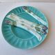 Asparagus plate Lunéville Keller and Guérin - Art Nouveau