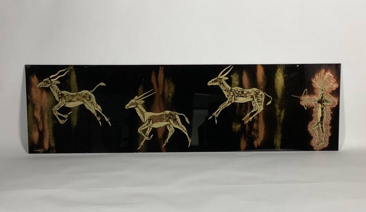 Glass painting, around 1950