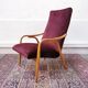 Fauteuil vintage en velours