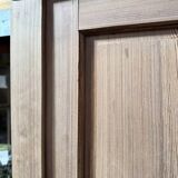 Large workshop wardrobe in pitch pine - Early 20th century