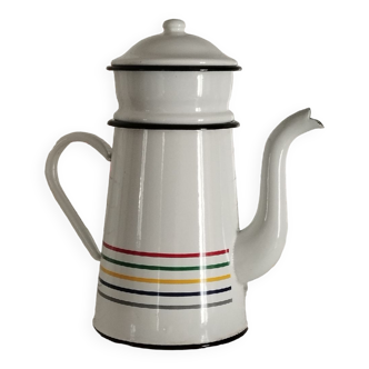 Enamelled coffee maker