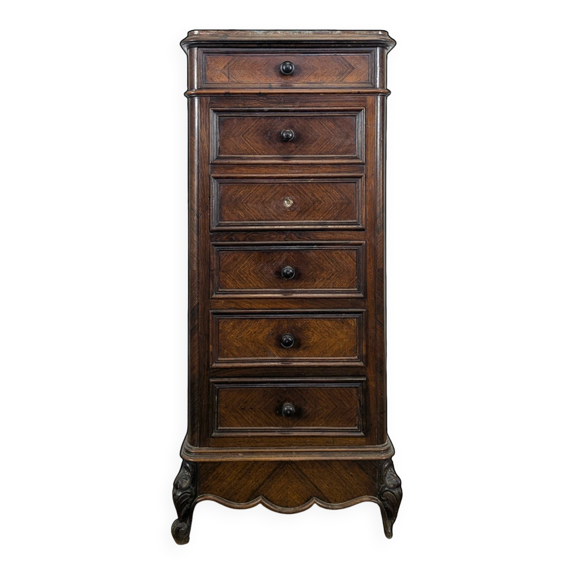 Rosewood bedside table from the Napoleonic III era.