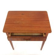Table de chevet scandinave en acajou, Suède, 1950