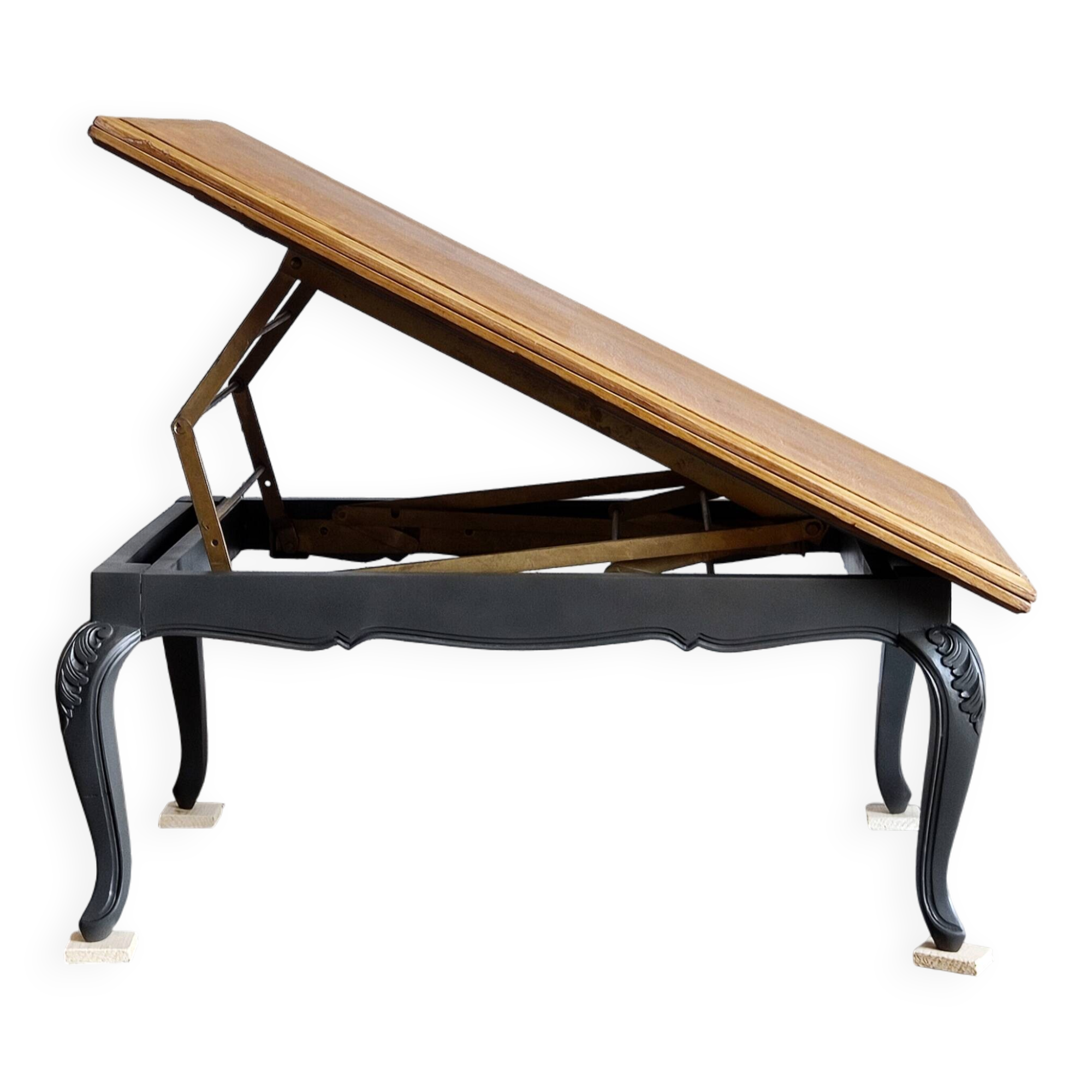 Table basse relevable extensible