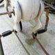 Soviet USSR childs pedal horse car antique vintage childs toy treasure 1950