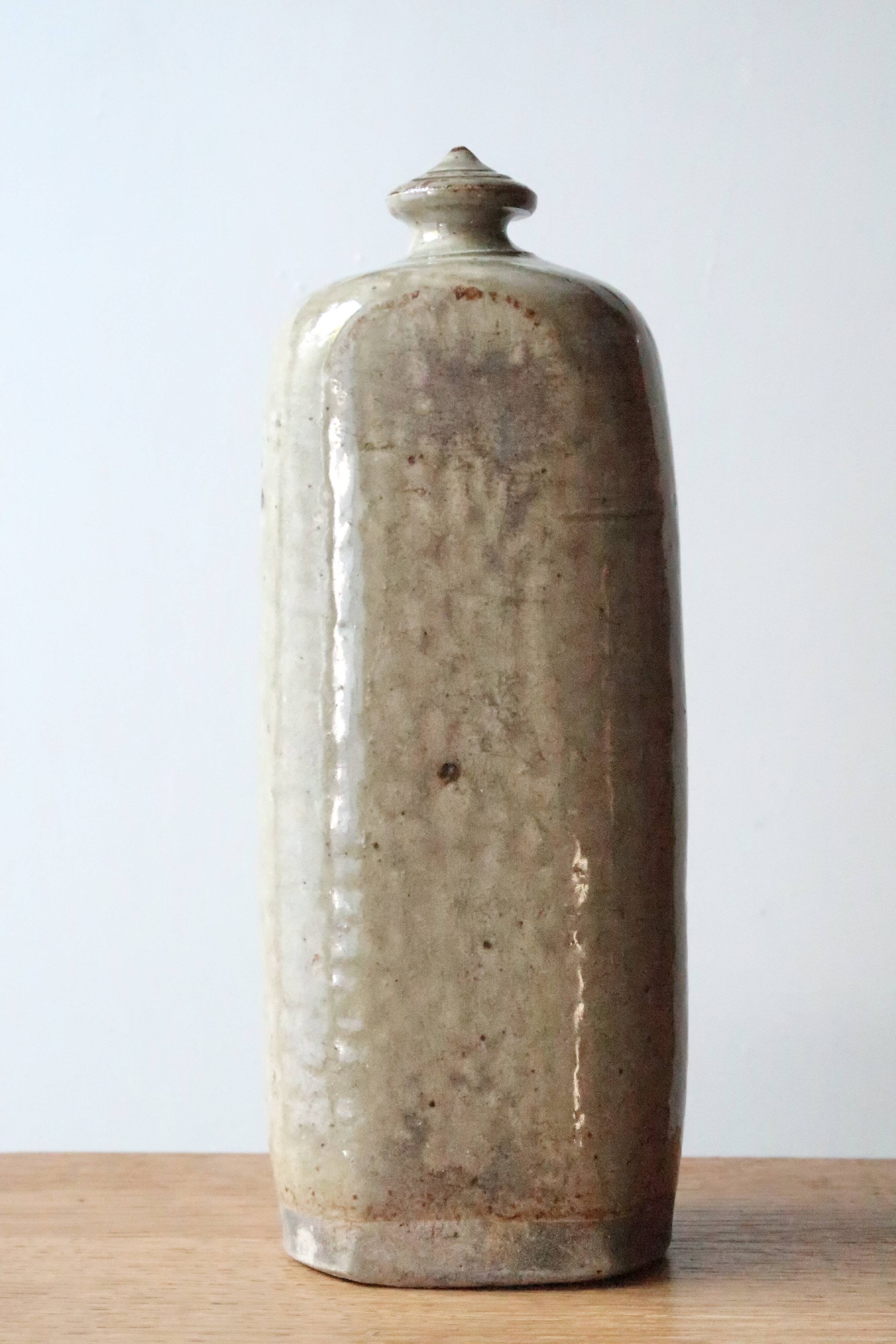 Sandstone bottle, La Borne, 50s