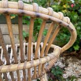 Rattan armchair for vintage children